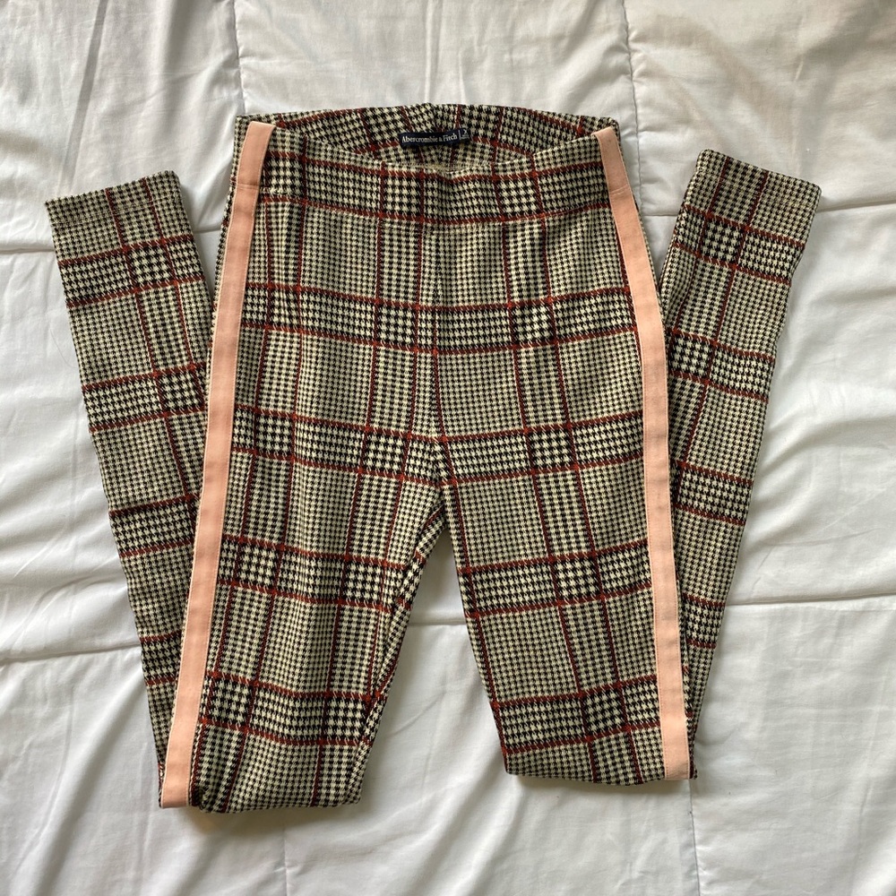 ABERCROMBIE&FITCH PLAID PANTS